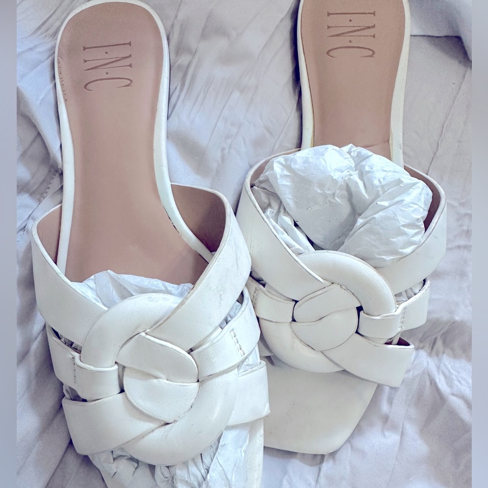 White INC Sandals